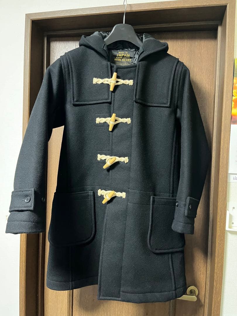 アイアンハート IHW-15 ダッフルコート S 黒
