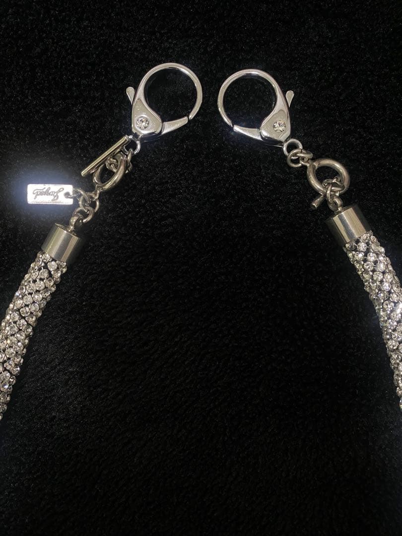 Ｋ*！様 ジェイド JWYED 高級スワロフスキー ウォレットチェーン 美品