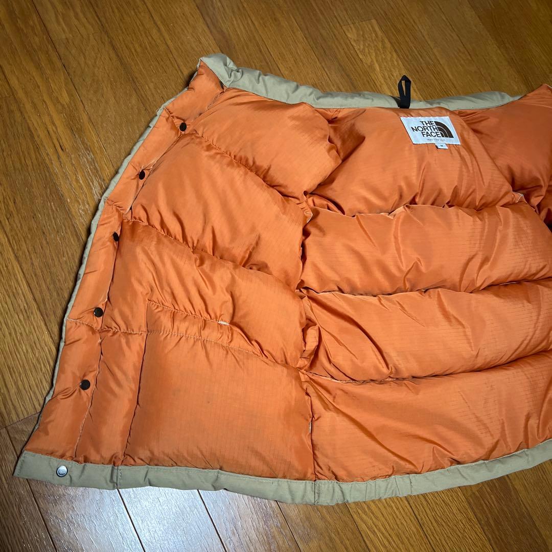 80S M USA THE NORTH FACE ダウンベスト 黒ラッカー
