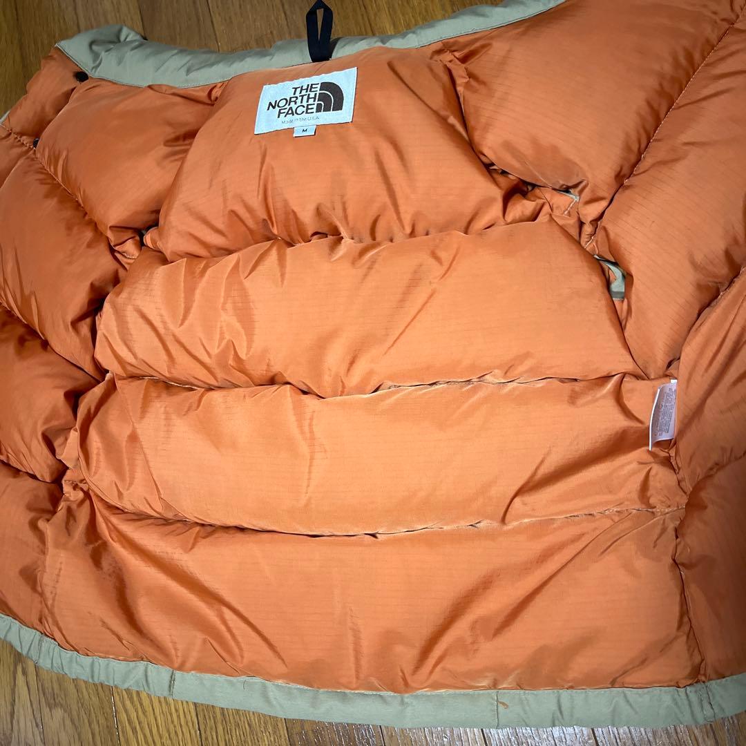 80S M USA THE NORTH FACE ダウンベスト 黒ラッカー