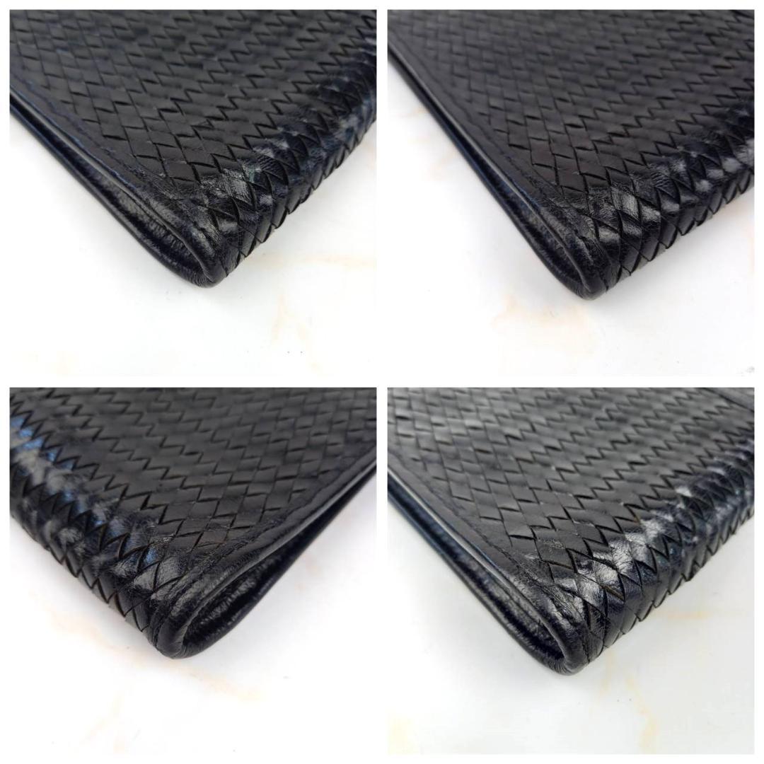 イヴサンローラン　メッシュクラッチバッグ　セカンドバッグ　黒　ヴィンテージ