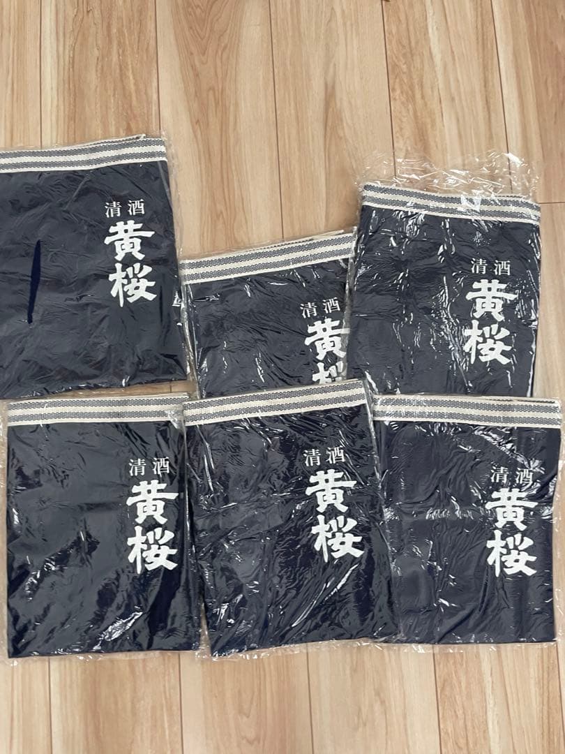 清酒　黄桜　前掛け6枚セット　カッパ　貴重　レア