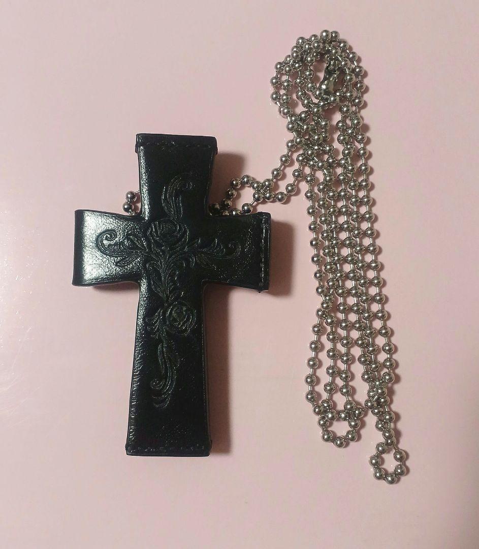 小物 Sculptor Cross Leather Strap Wallet