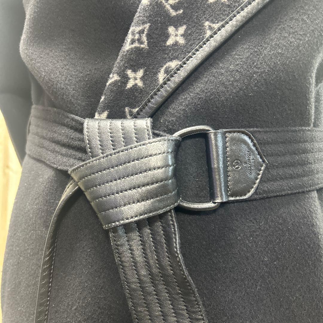 フーデッドラップコート　size38