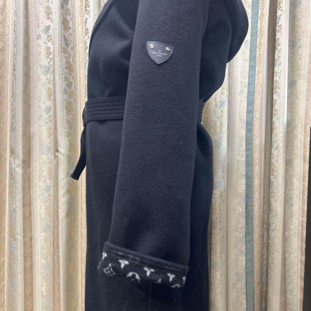 フーデッドラップコート　size38