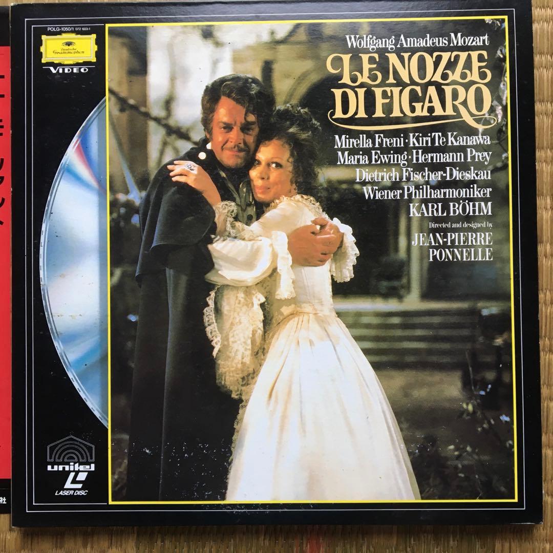 【国内盤LD】帯付き　モーツァルト歌劇「フィガロの結婚」POLG-1050/1