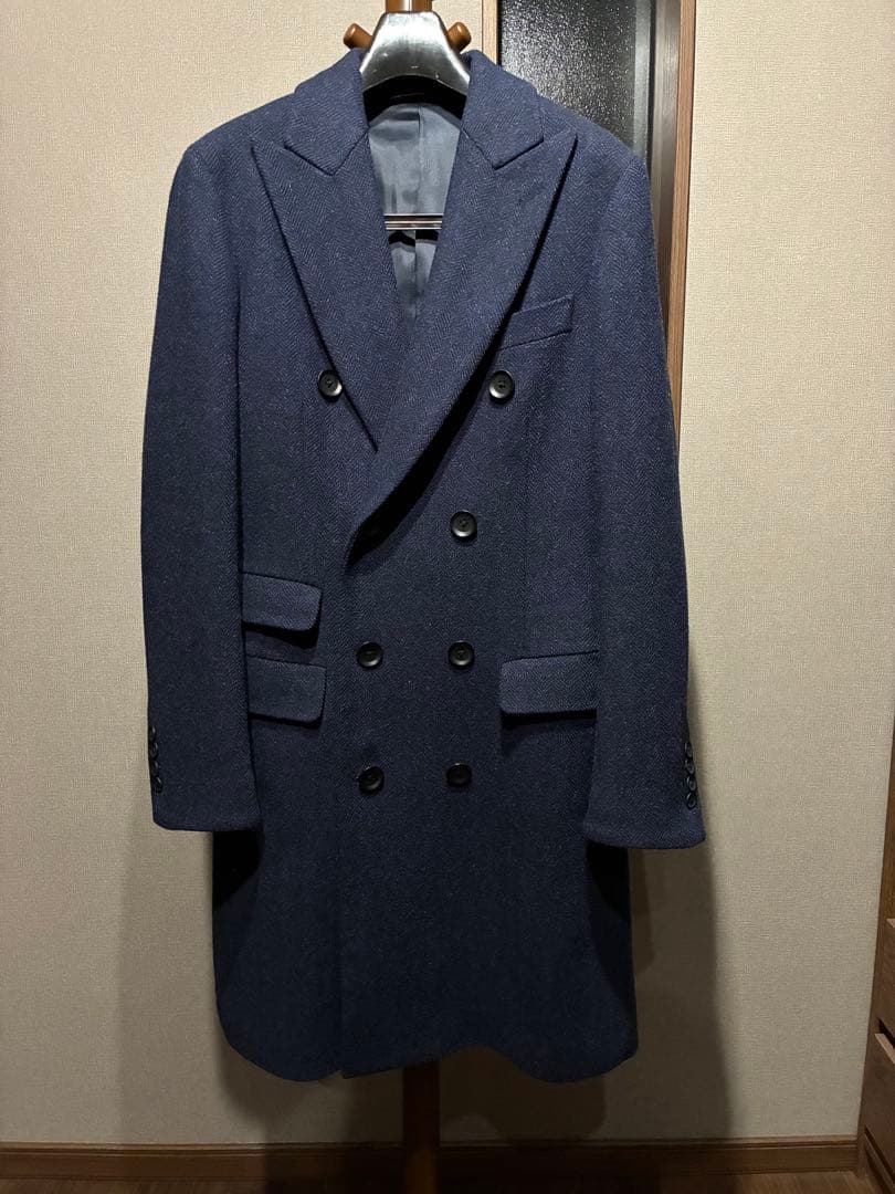 美品 SUIT SELECT ダブルブレストチェスターコート S