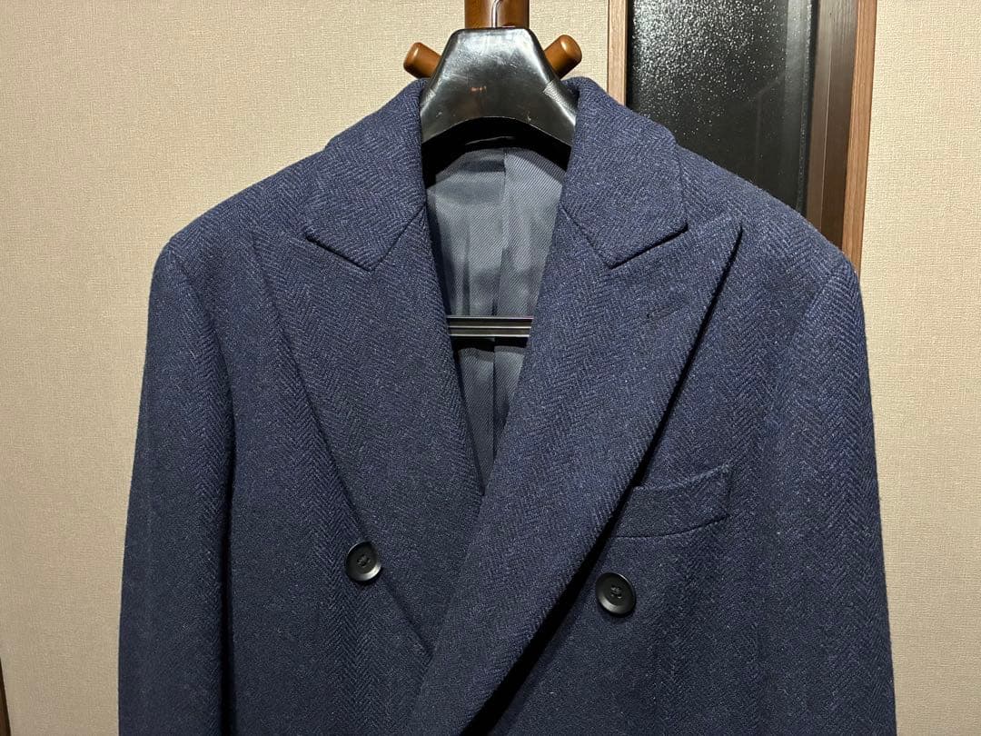 美品 SUIT SELECT ダブルブレストチェスターコート S