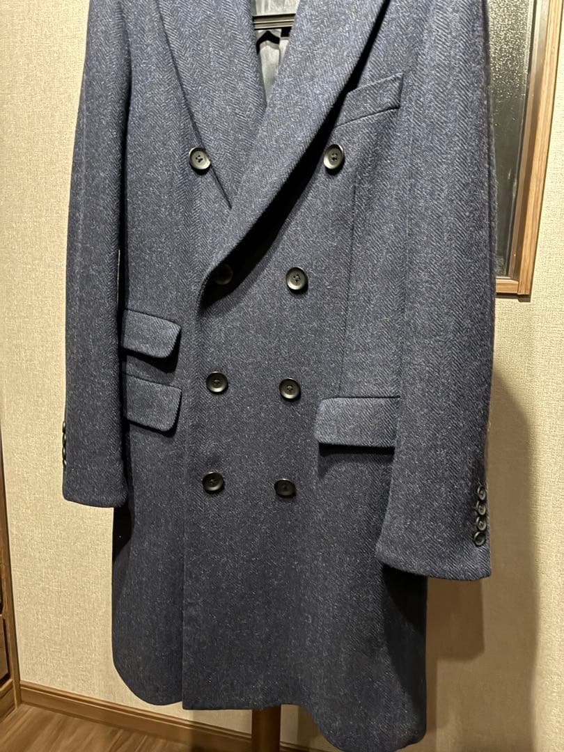 美品 SUIT SELECT ダブルブレストチェスターコート S