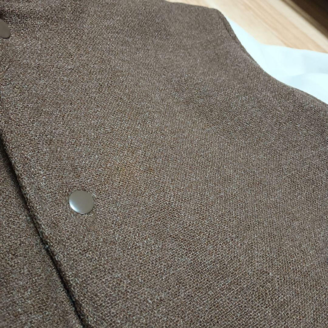 Columbia スタジャン ブラウン/ホワイト XL