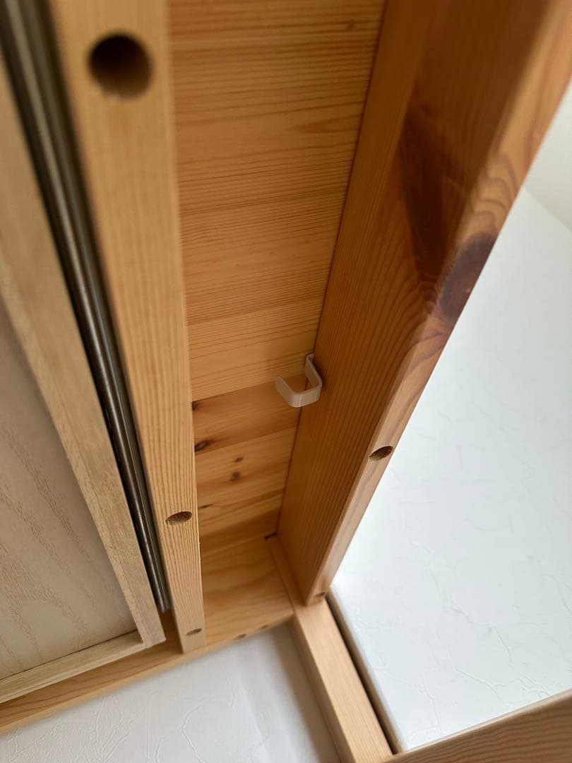 【美品】無印良品　パイン材デスク② 学習机　天然木