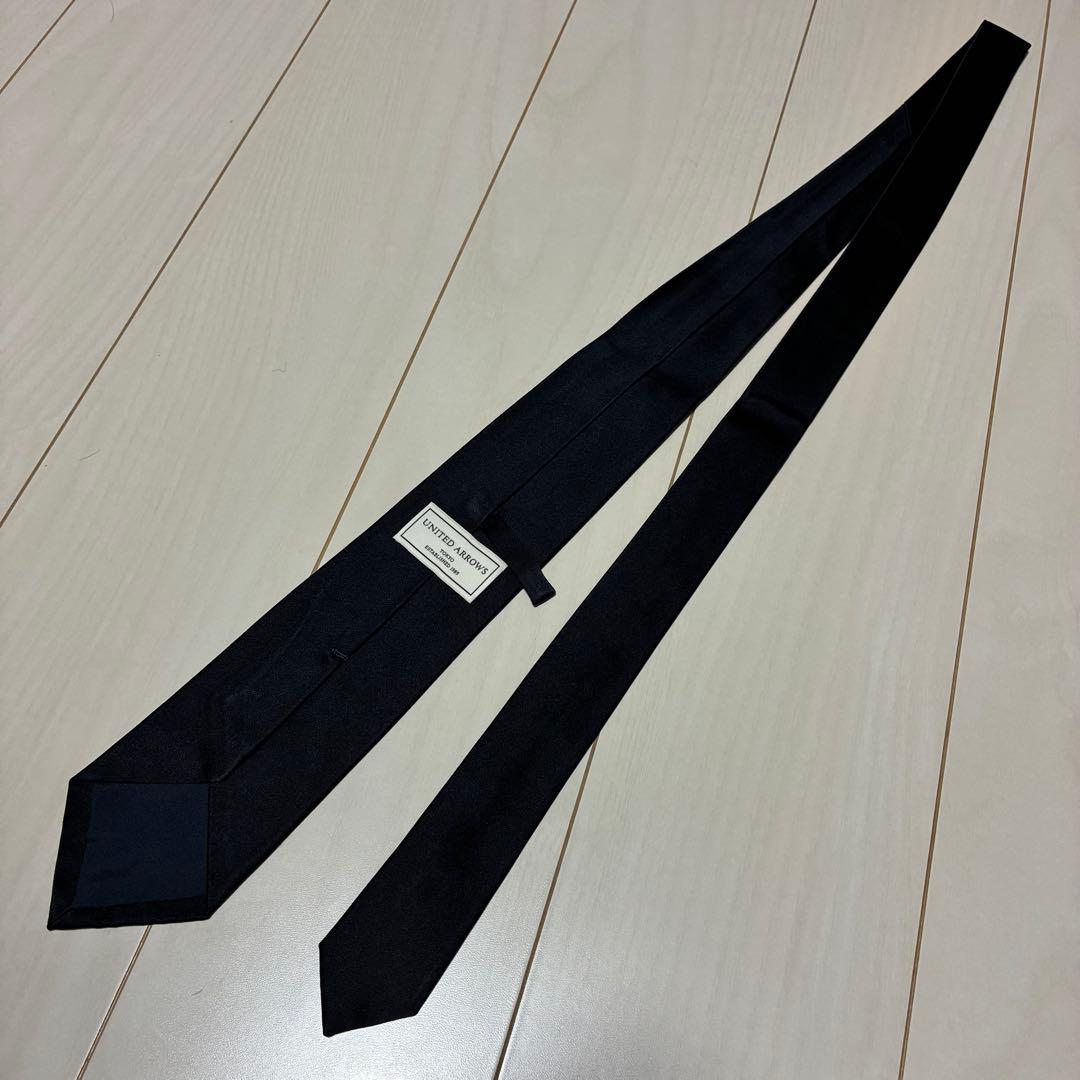 SIAMO VICINI ユナイテッドアローズ ネイビーソリッドタイ