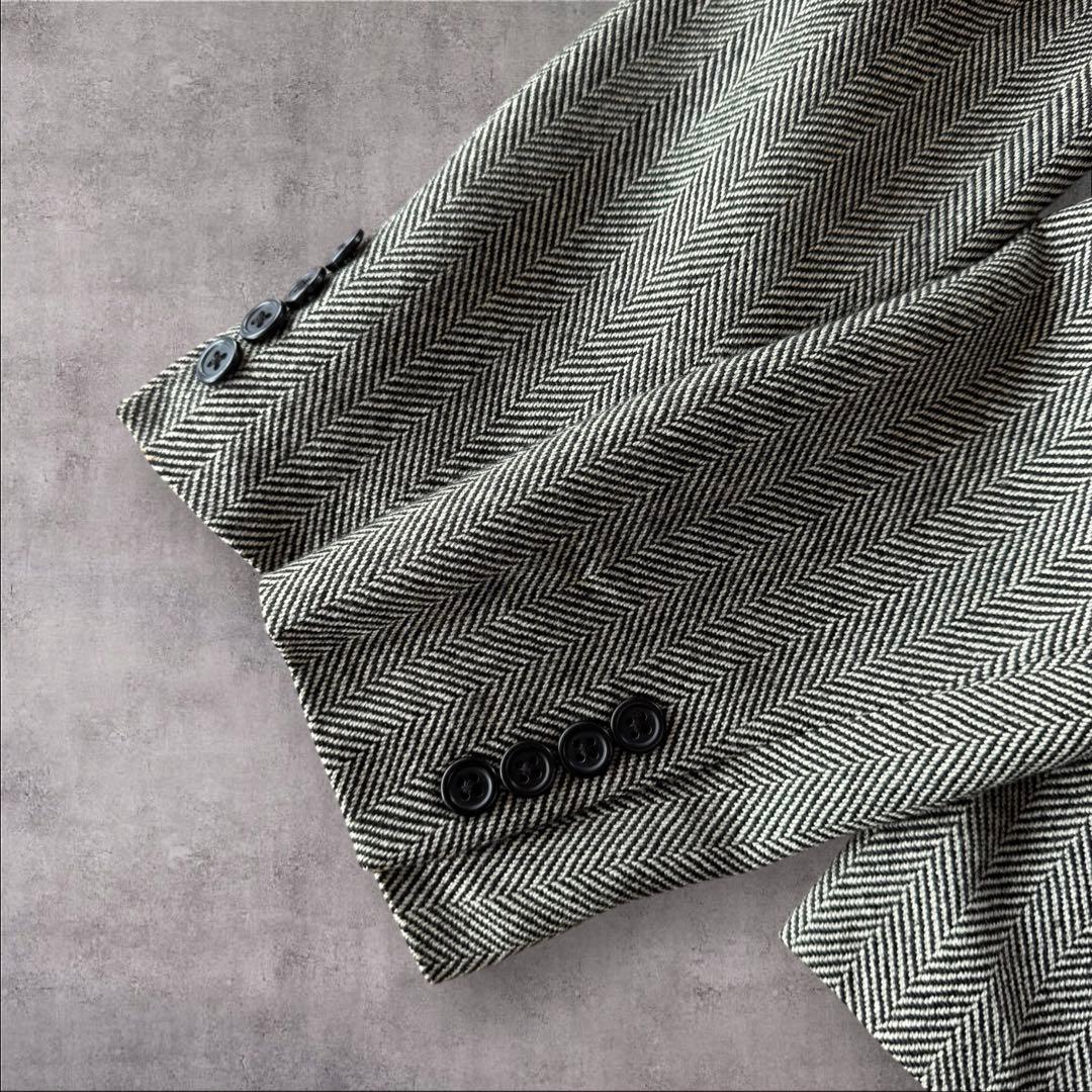 Ralph Lauren パープルレーベルヘリンボーン ダブルブレストジャケット