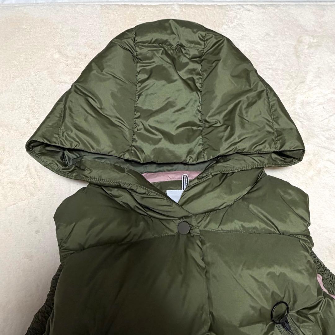 美品✨　AIGLE エーグル バラモ サーモライト 中綿ロングダウンベスト 撥水