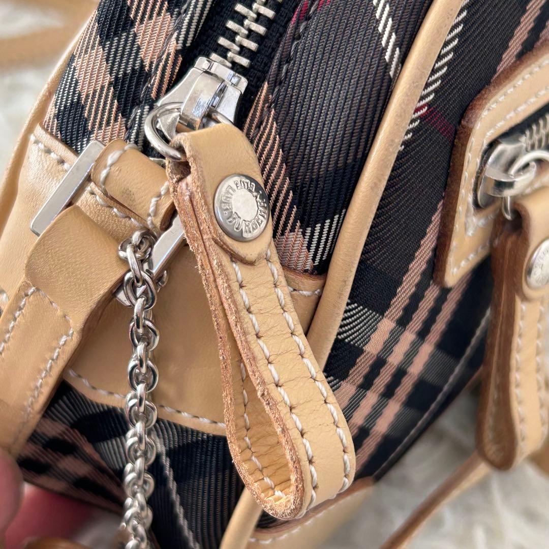 ✨美品✨ バーバリーブルーレーベル ショルダーバッグ カメラバッグ チェック