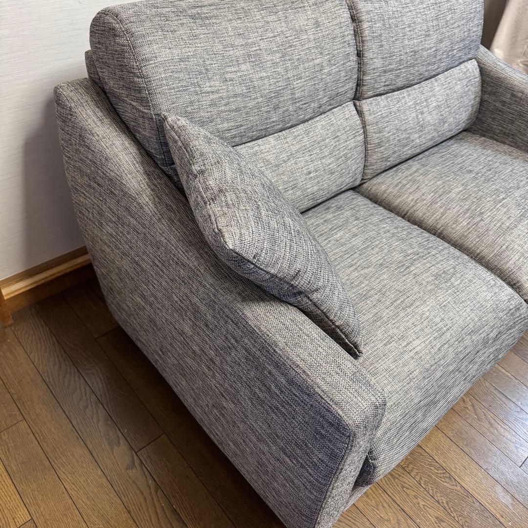 【送料込み】ニトリ 2人掛けソファ N-POCKET A4R 2P DBR