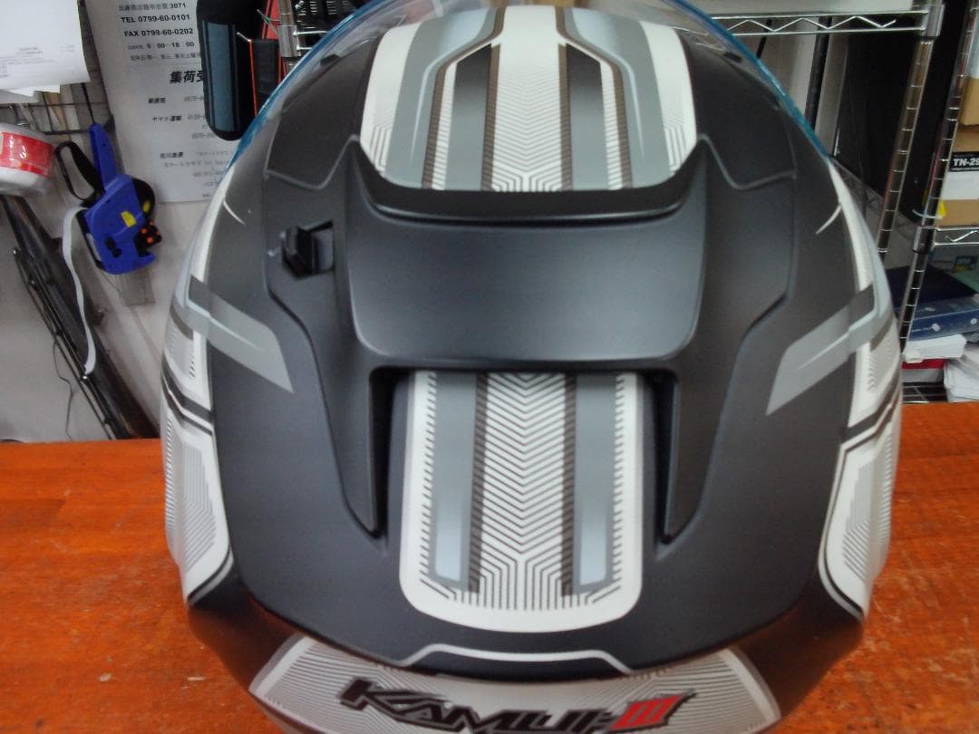 OGK　KABUTO　カムイ3　グラフィックモデル　サイズL チークパッド新品！