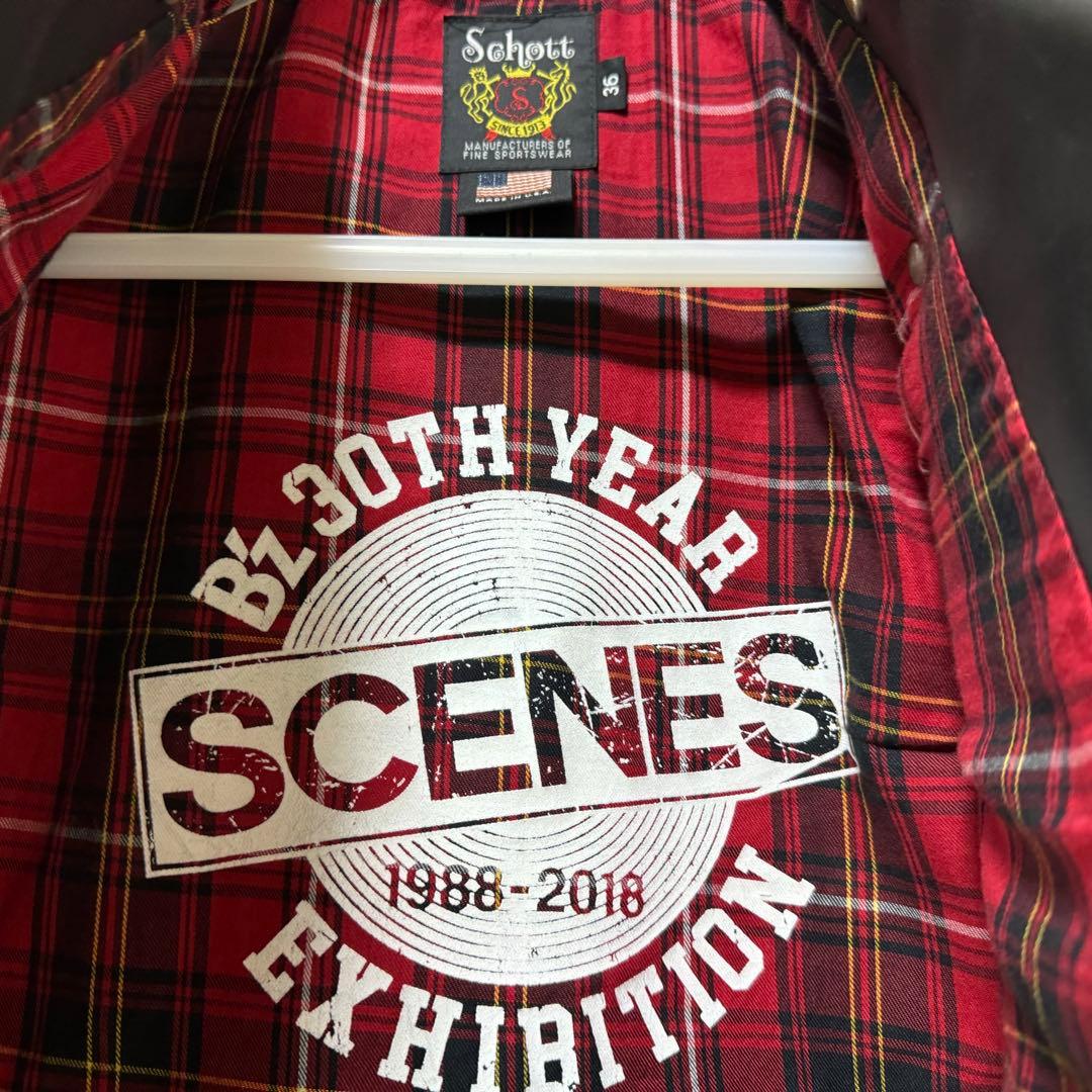 t*a様 B'z 30TH SCENES Schott ライダースジャケット 稲