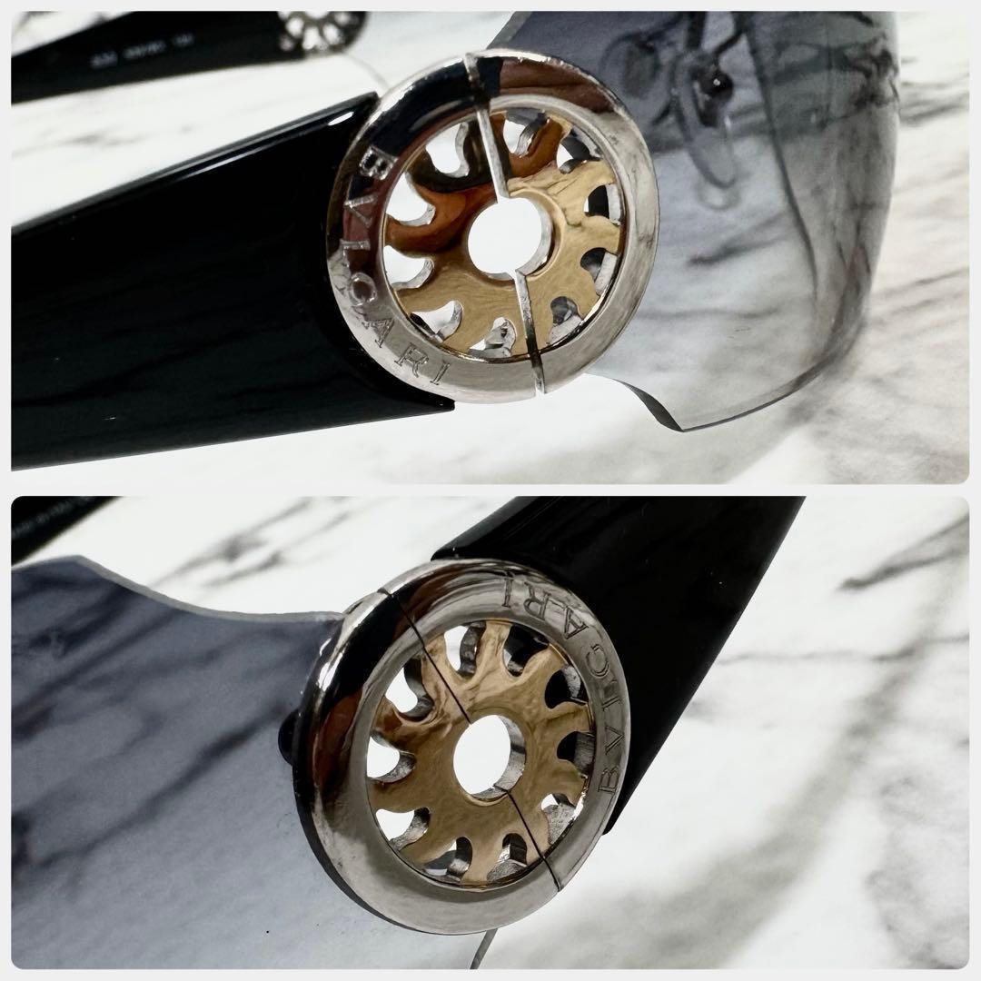 極美品/GACKT着用モデル　ブルガリ　サングラス　トンドサン　メダリオン