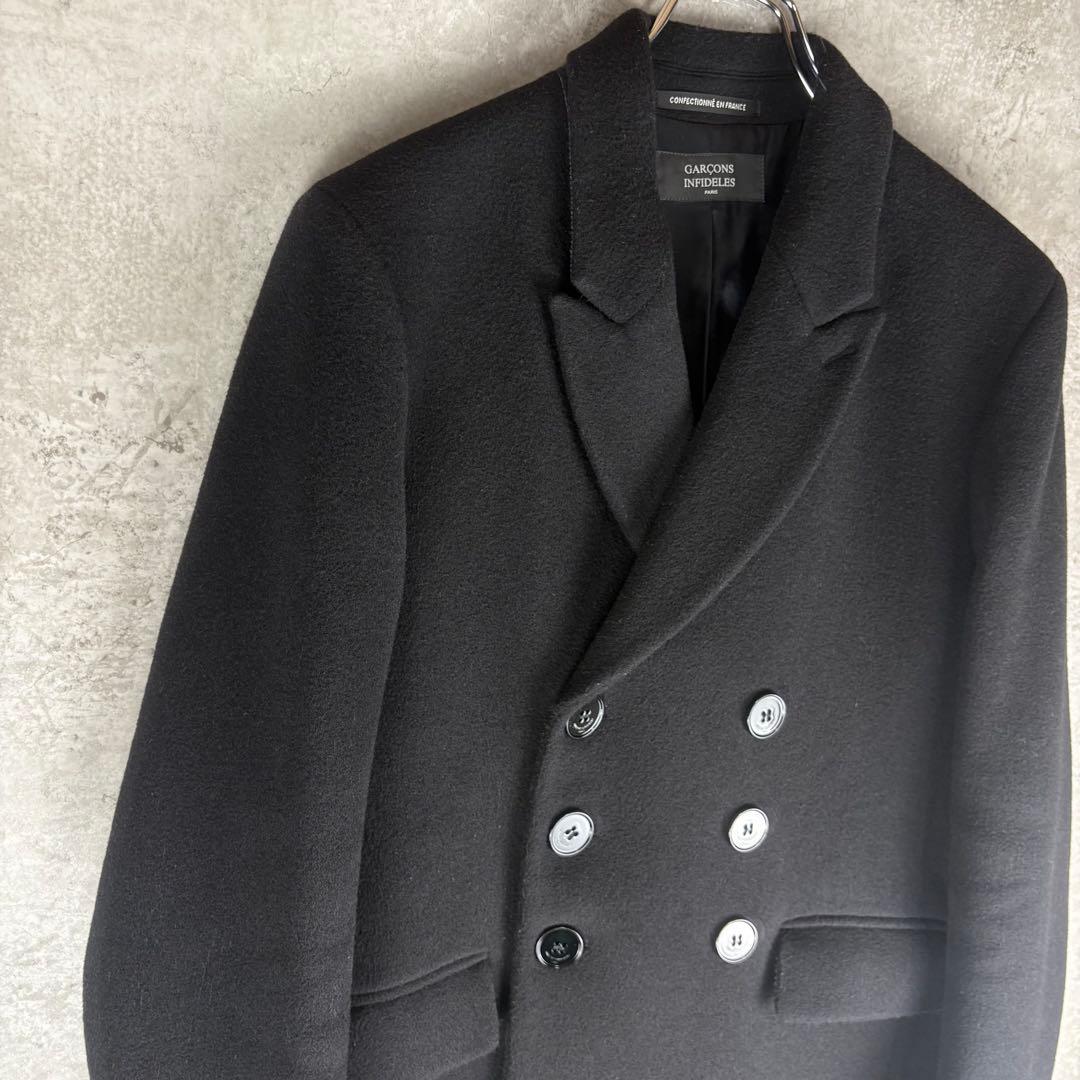 GARCONS INFIDELES ギャルソン　カシミヤ混　チェスター　コート