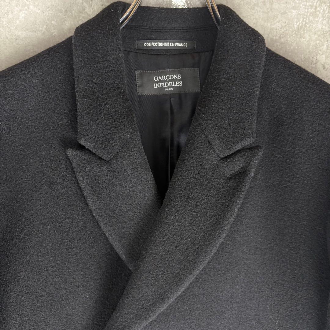 GARCONS INFIDELES ギャルソン　カシミヤ混　チェスター　コート