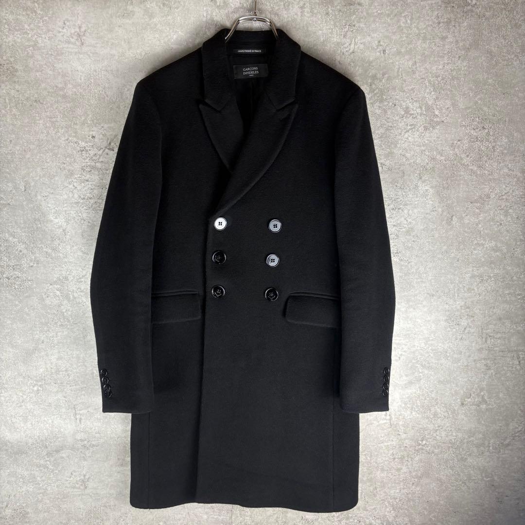 GARCONS INFIDELES ギャルソン　カシミヤ混　チェスター　コート