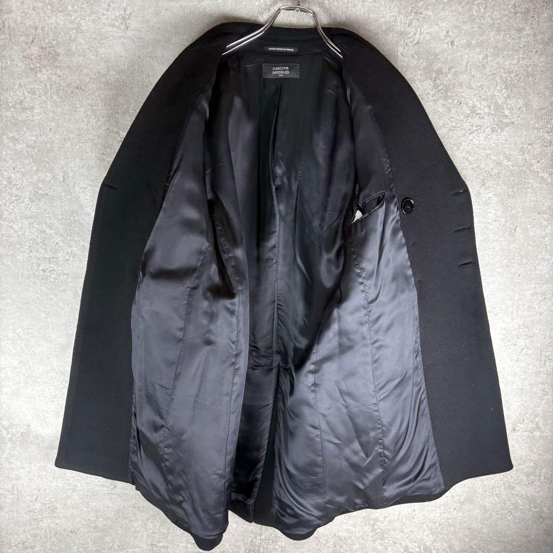 GARCONS INFIDELES ギャルソン　カシミヤ混　チェスター　コート