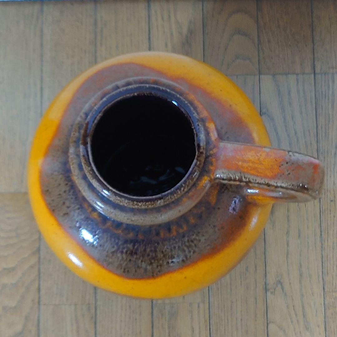 西ドイツ製 ヴィンテージ陶器シューリッヒ社製「ファットラヴァ」様式の花瓶