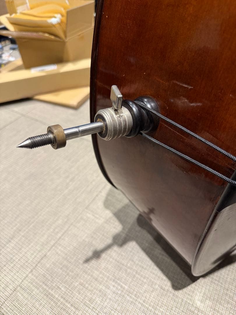 引取り限定 コントラバス 本体 エマニュエル・ヴィルファー 側面に割れ有り