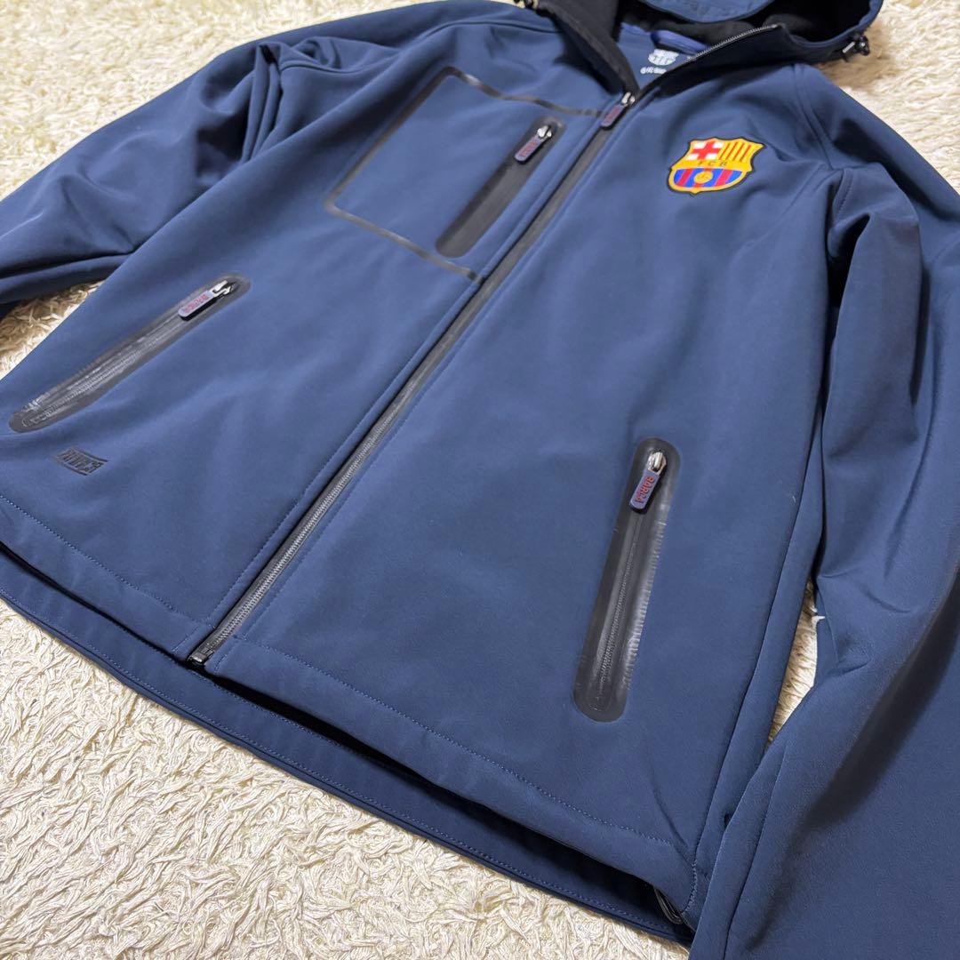 FCバルセロナ ソフトシェルジャケット ウインドブレーカー バルサ サッカー