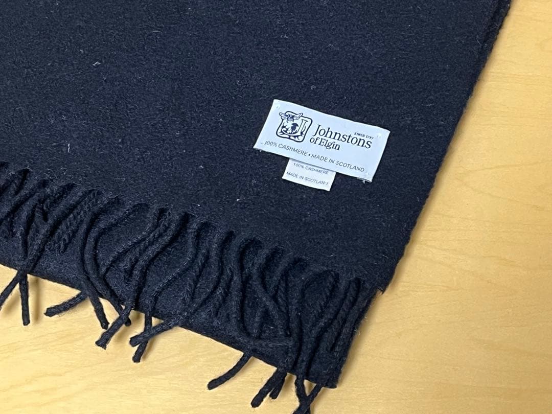 美品 JOHNSTONS ジョンストンズ カシミア マフラー