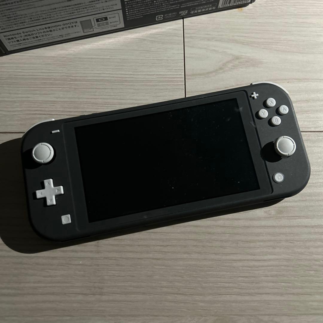 Nintendo Switch Lite 本体 グレー　スマブラ