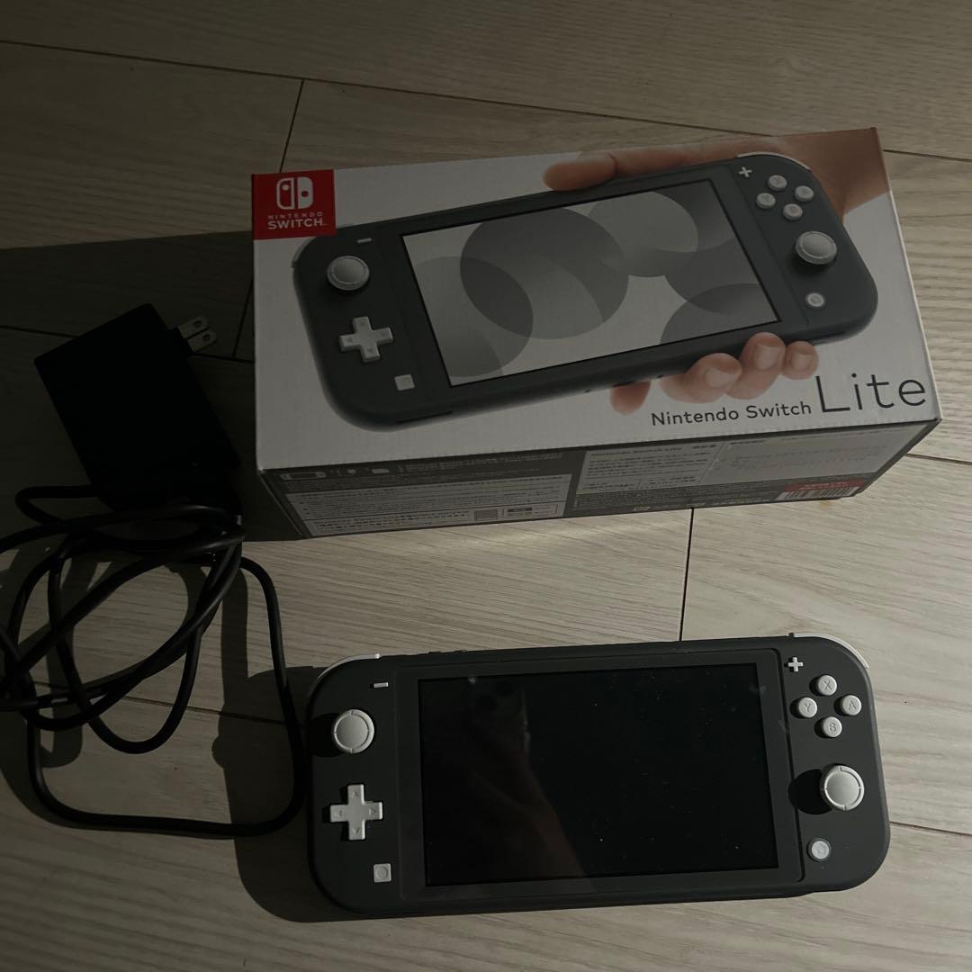Nintendo Switch Lite 本体 グレー　スマブラ