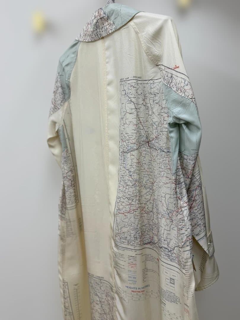 セリーヌ　フィービー期 　ICONIC MAP TRENCH IN SILK