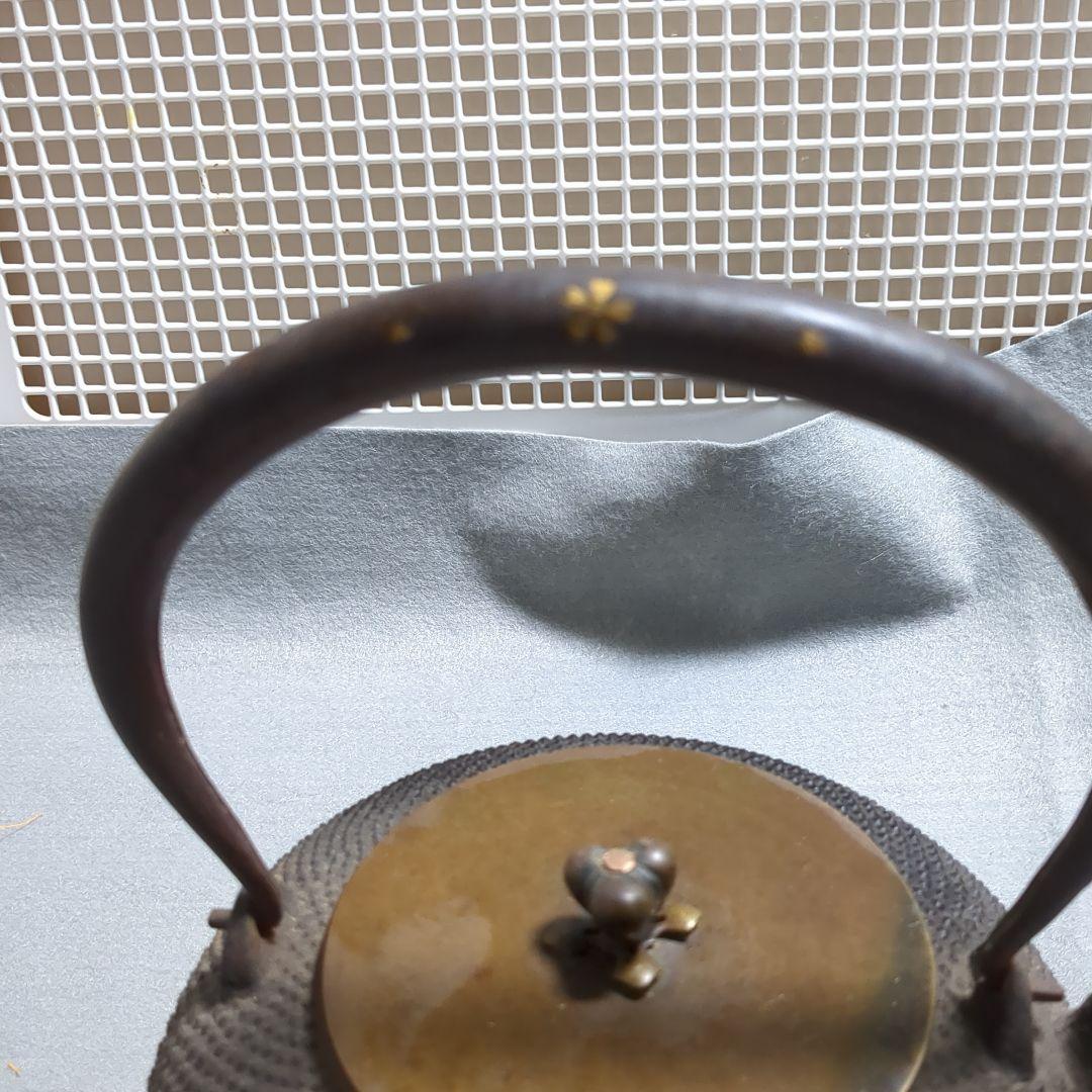 龍文堂のアラレ持ち手に桜金襴時代物