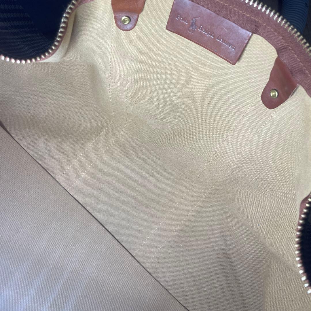 RALPH LAUREN ラルフローレン 2way 千鳥格子　ボストンバッグ