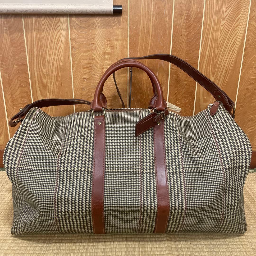 RALPH LAUREN ラルフローレン 2way 千鳥格子　ボストンバッグ