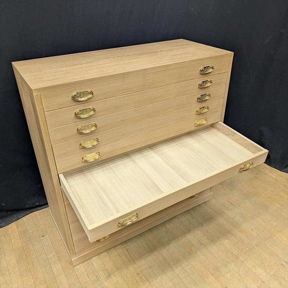 桐　天然木　12段　着物箪笥　桐箪笥　衣装箪笥　箪笥　タンス　チェスト　収納