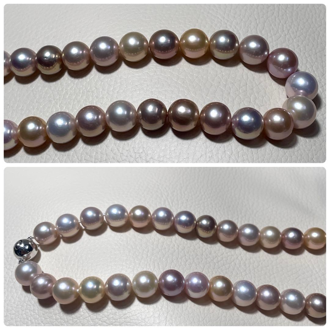 定額100万&未使用✨️ 本真珠 パール ネックレス 約11~12m 大珠