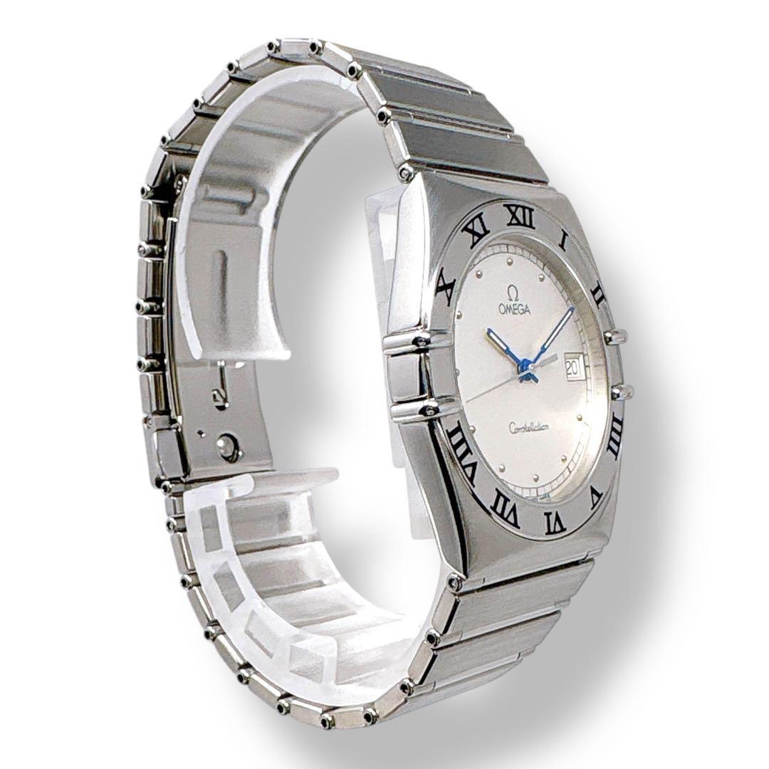 オメガ コンステレーション クォーツ QZ メンズ 腕時計 ブランド 稼働 美品