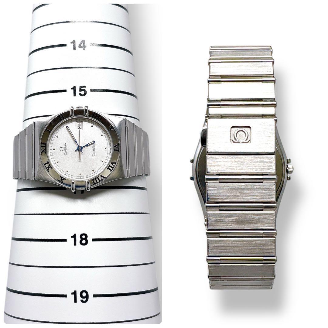 オメガ コンステレーション クォーツ QZ メンズ 腕時計 ブランド 稼働 美品