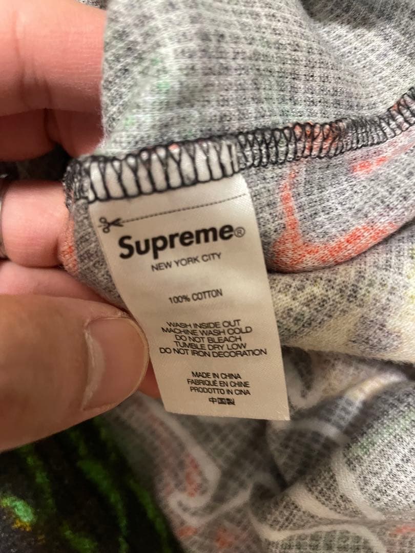 H*様 supreme Sacred Heart Waffle L/S Top