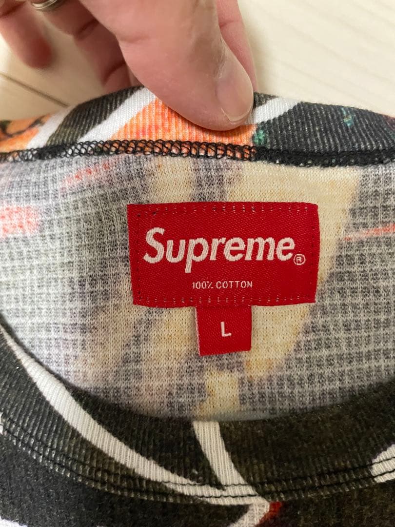 H*様 supreme Sacred Heart Waffle L/S Top