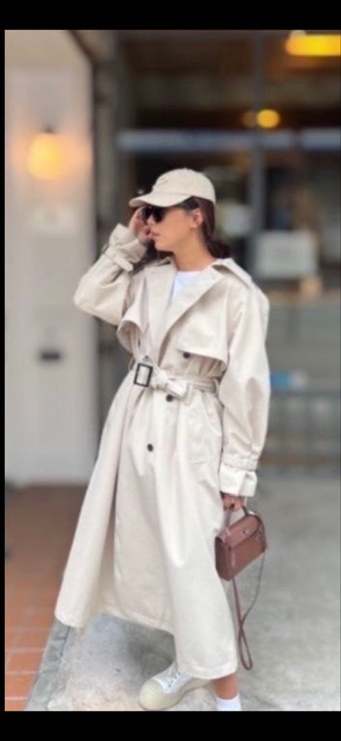 ロージーモンスター　RosyMonster ハンサムトレンチコート　ベージュ