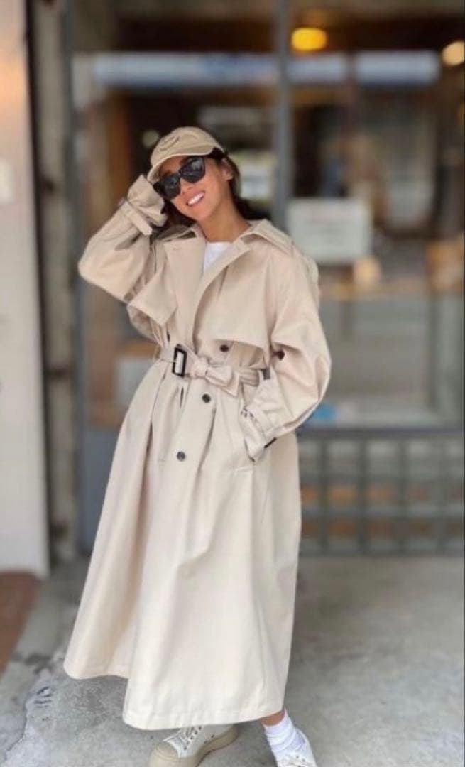 ロージーモンスター　RosyMonster ハンサムトレンチコート　ベージュ