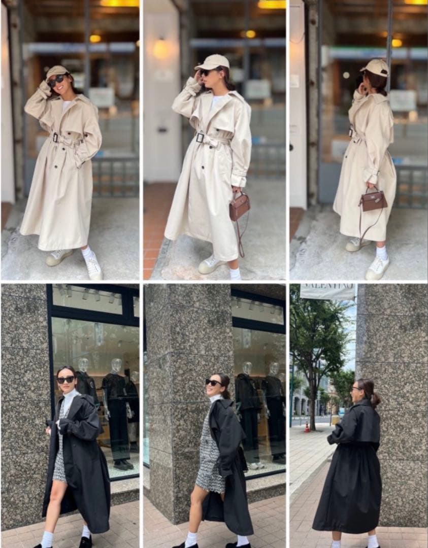 ロージーモンスター　RosyMonster ハンサムトレンチコート　ベージュ