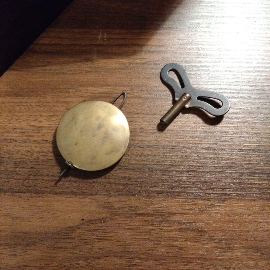 柱時計　完動品　ウォーターベリー　アンティーク　ゼンマイ　精工舎　ユンハンス