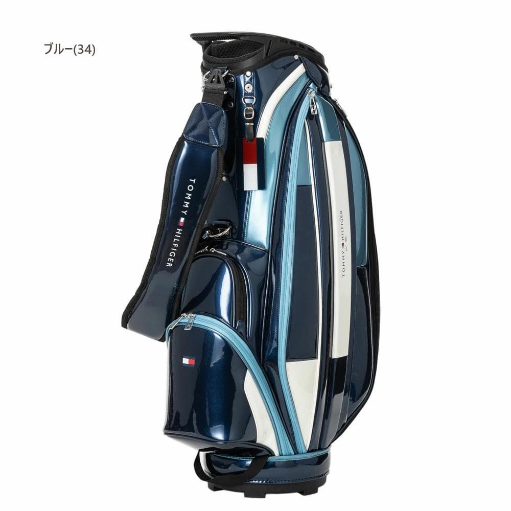 トミーヒルフィガーカート キャディバッグ thmg5fc1【9.0型】ブルー