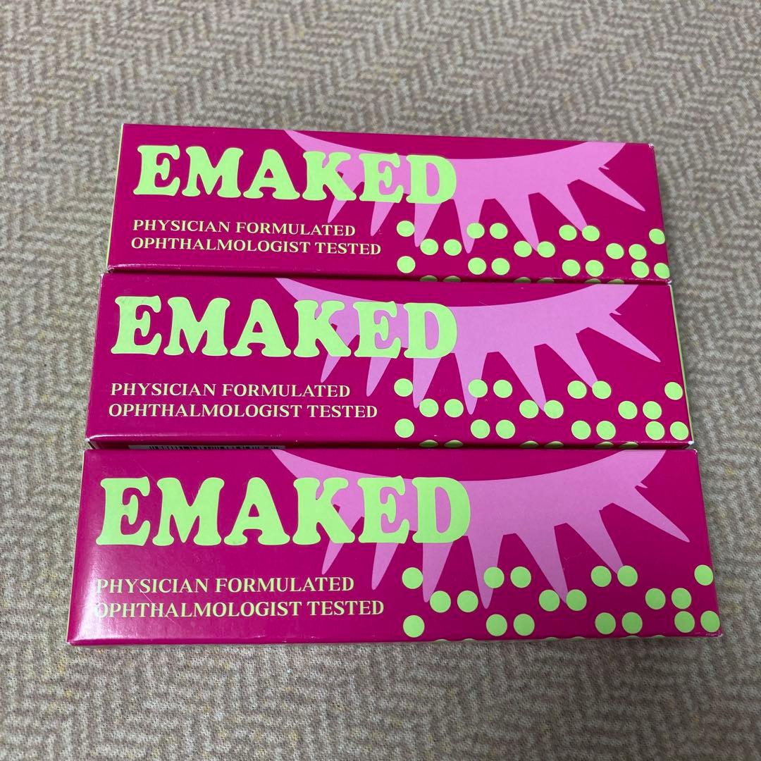 3本 エマーキット 2mL まつげ美容液 EMAKED 新品