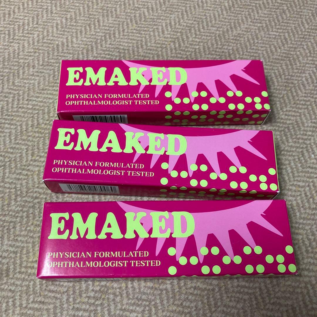 3本 エマーキット 2mL まつげ美容液 EMAKED 新品